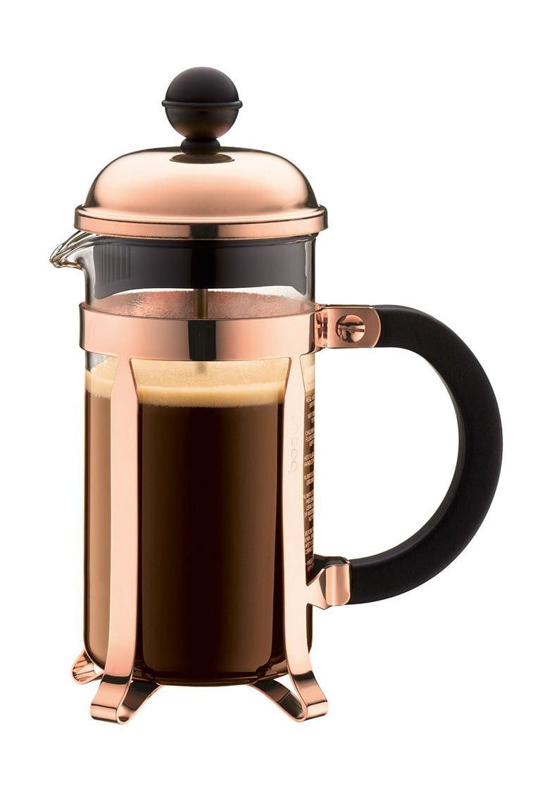 Bodum Chambord kaffebryggning rostfritt stål koppar 0,35 L, 3 kopp