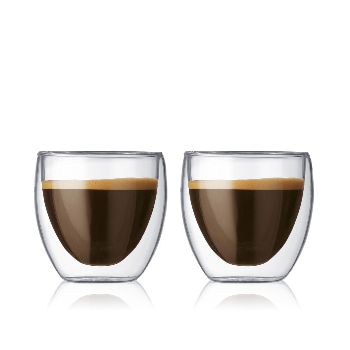 Bodum Pavina espresso glas dubbel vägg 0,08 l, 2 st.