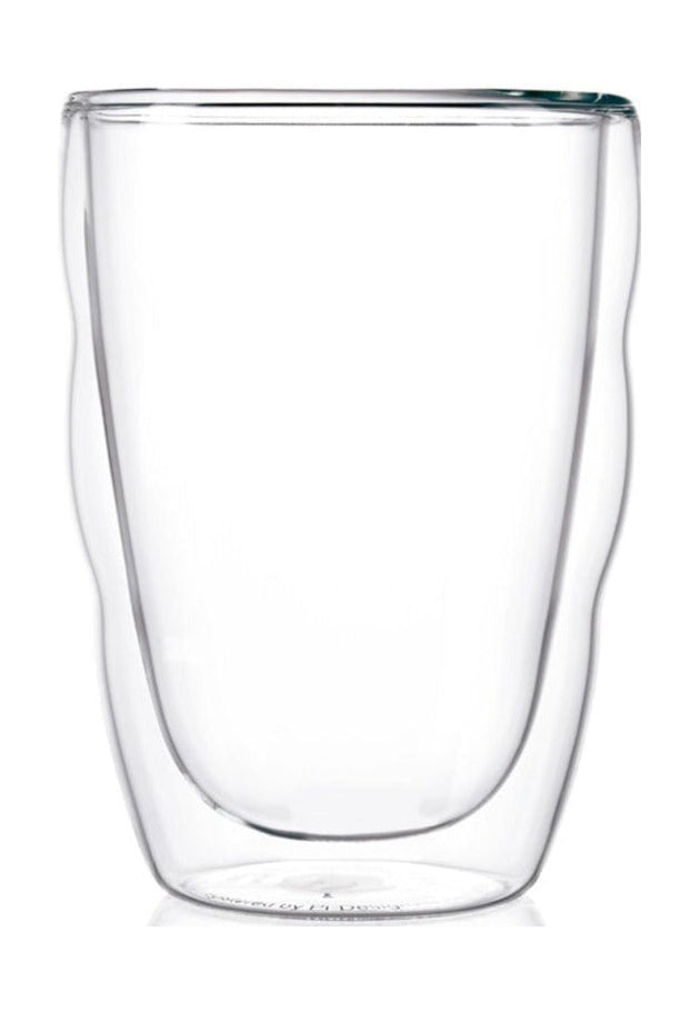 Bodum Pilatas glas dubbelväggda transparent 0,35 L, 2 st.