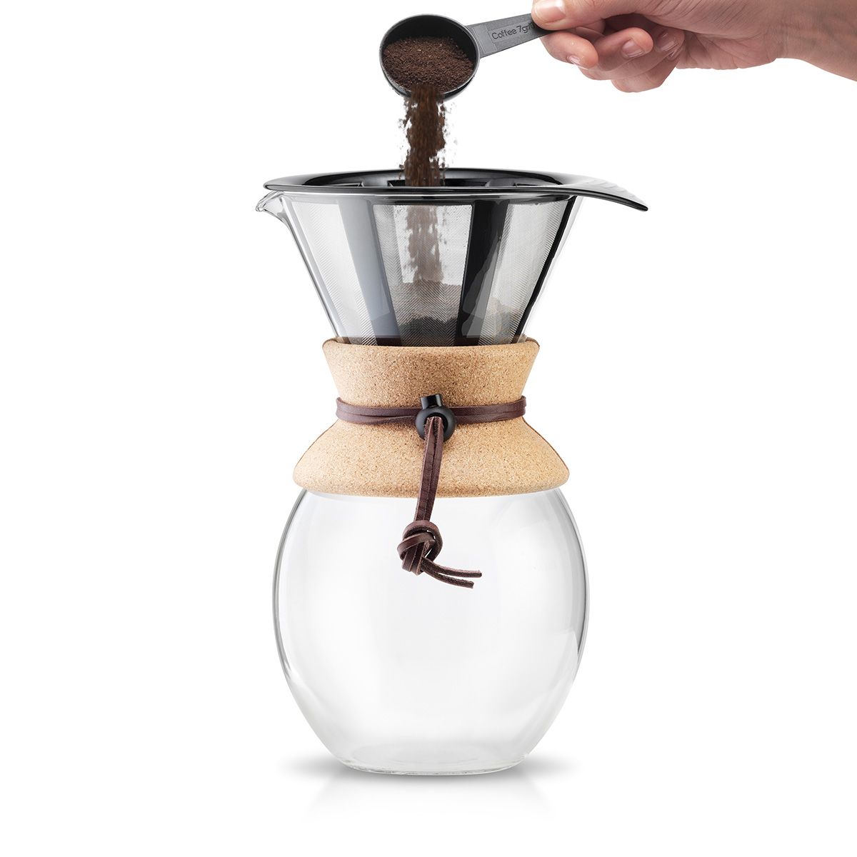Bodum Häll över kaffebryggning med filterkork, 12 kopp