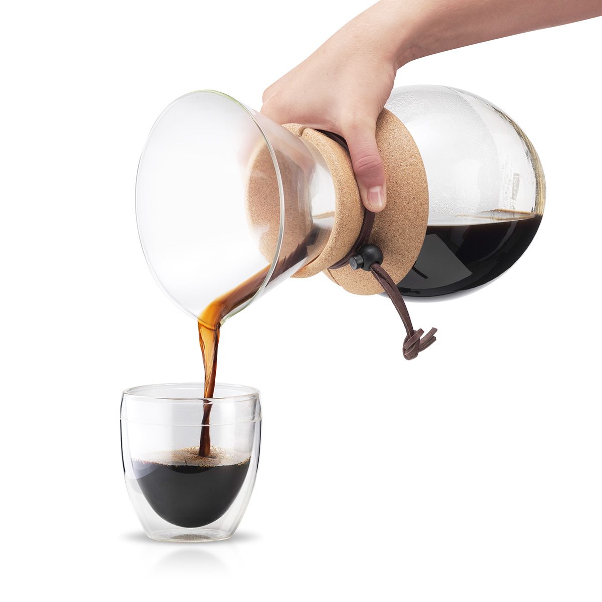 Bodum Häll över kaffebryggning med filterkork, 12 kopp