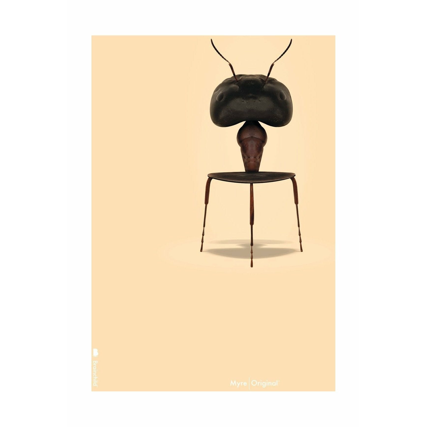 Brainchild Ant Classic Poster No Frame 70x100 cm, sandfärgad bakgrund