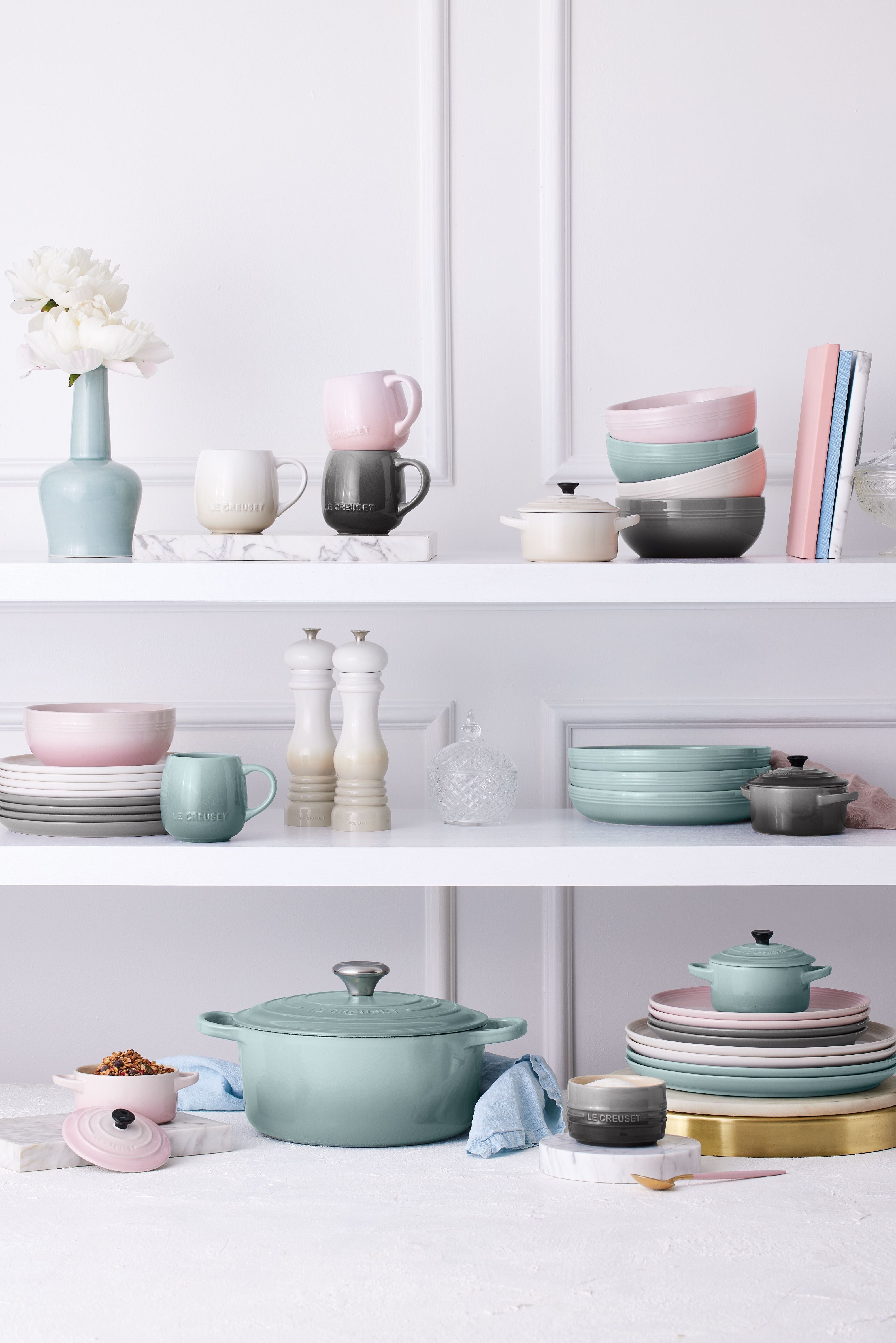 Le creuset coupe kornskål, shell pink