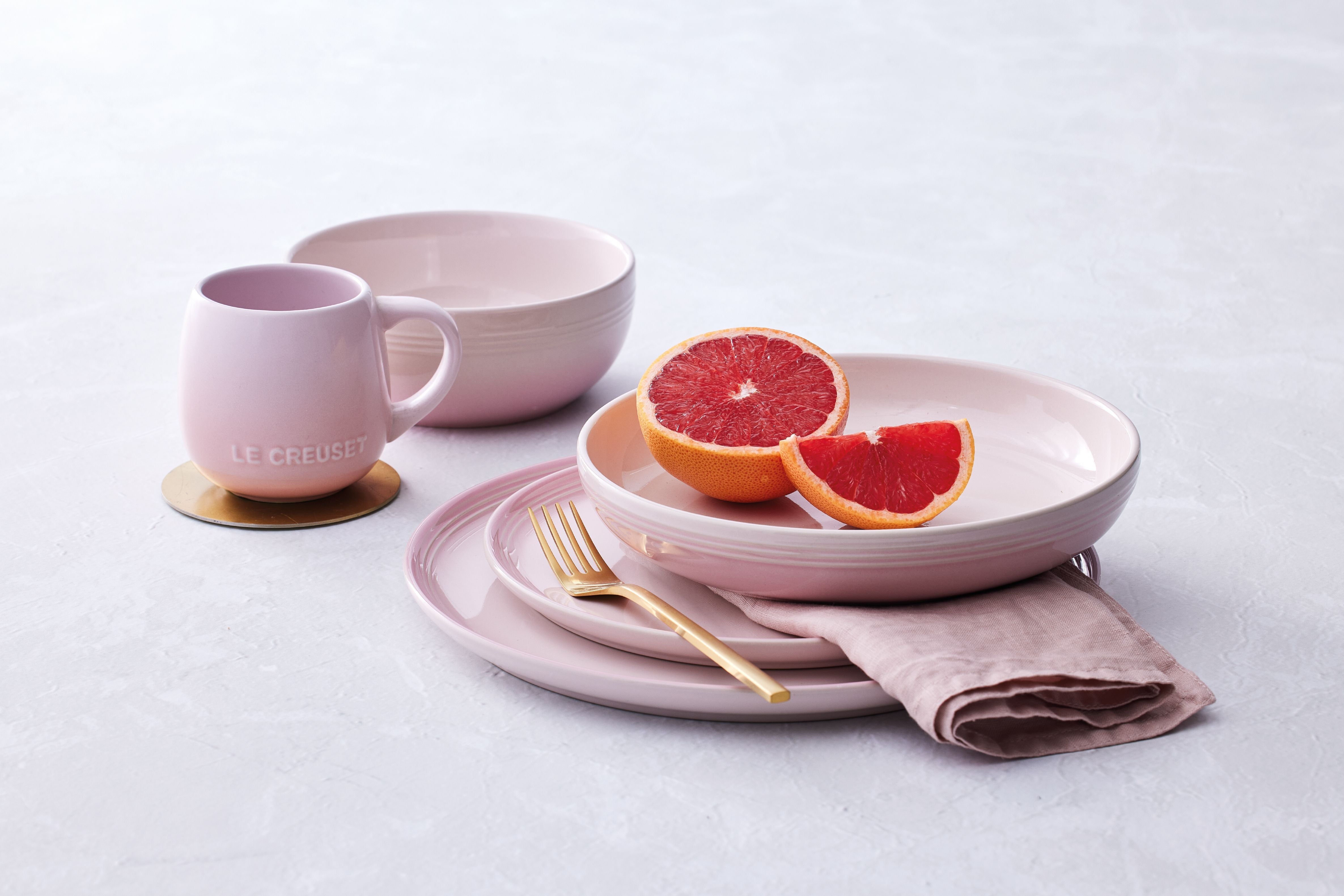 Le creuset coupe kornskål, shell pink