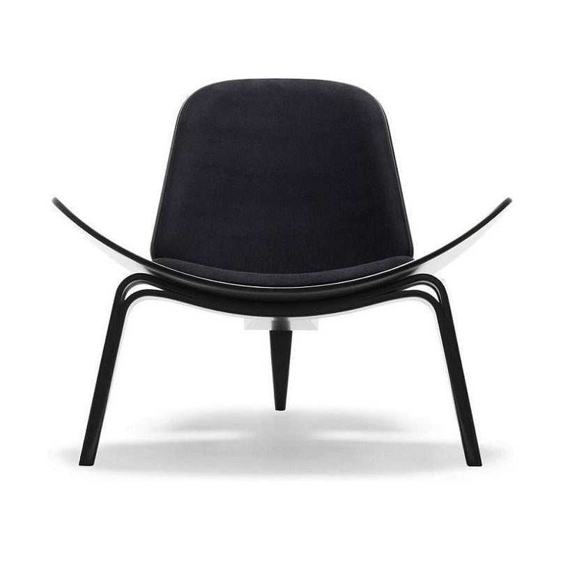 Carl Hansen Shell Chair Black Beech, Fiord 171