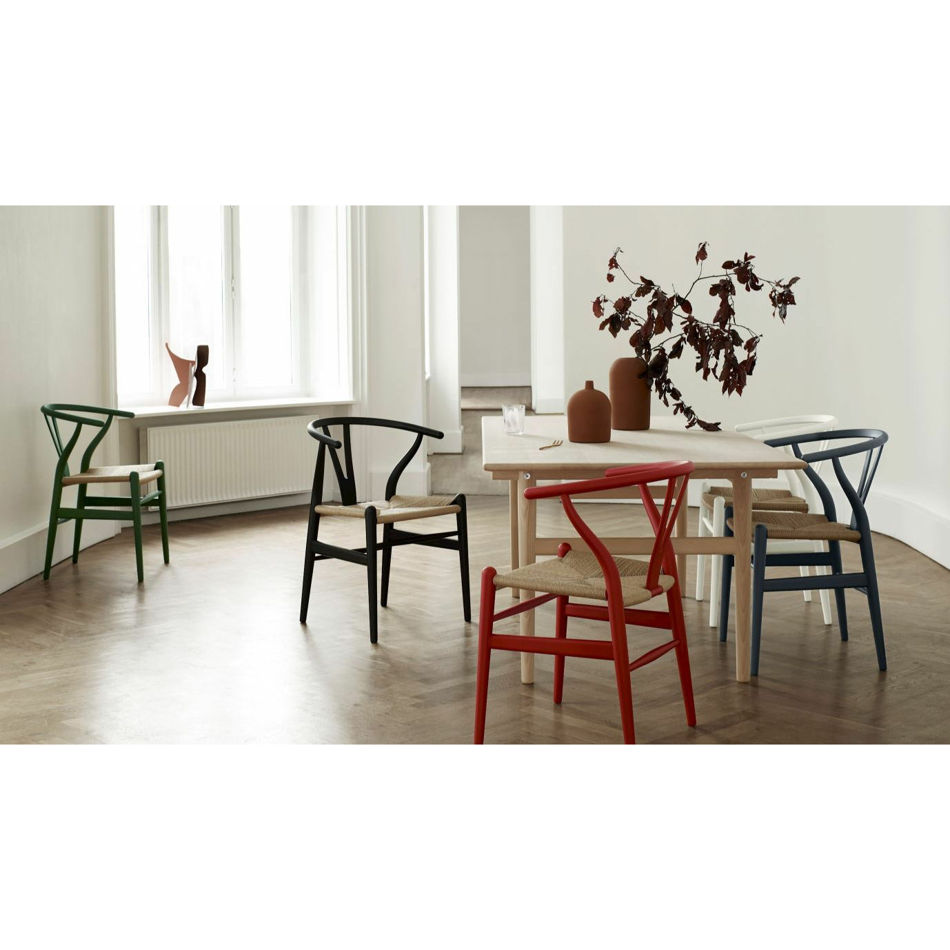 Carl Hansen CH24 Y-Chair Special Edition, Beech, Soft Grey