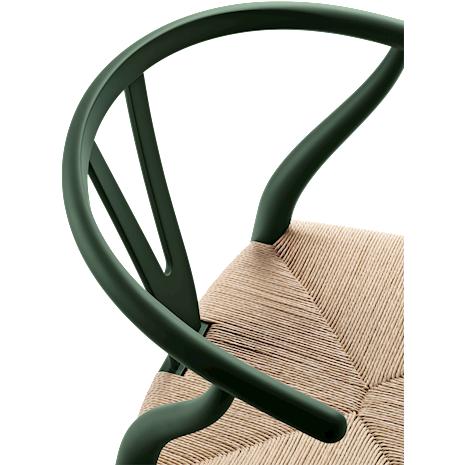 Carl Hansen CH24 Y-Chair Special Edition, Beech, Soft Green