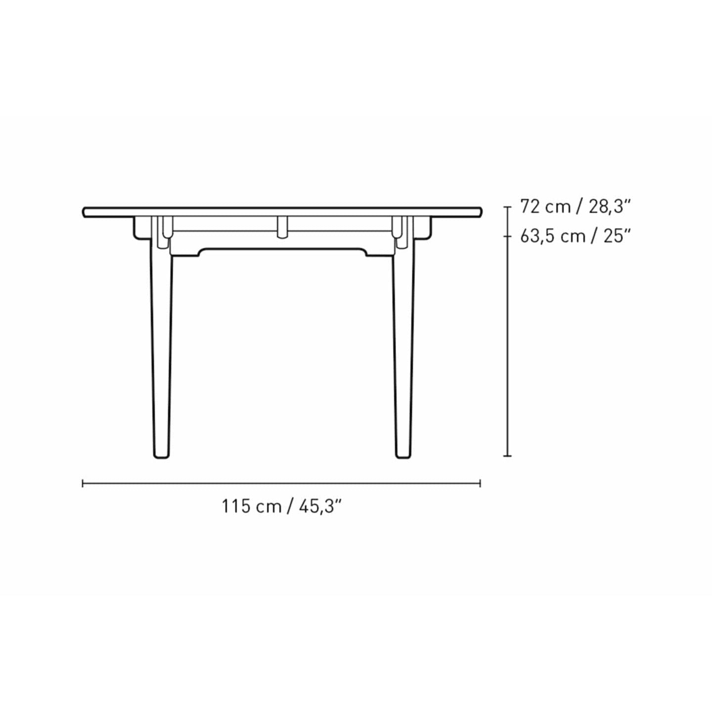 Carl Hansen CH338 matbord med dragning för 2 plattor, ekrökt olja