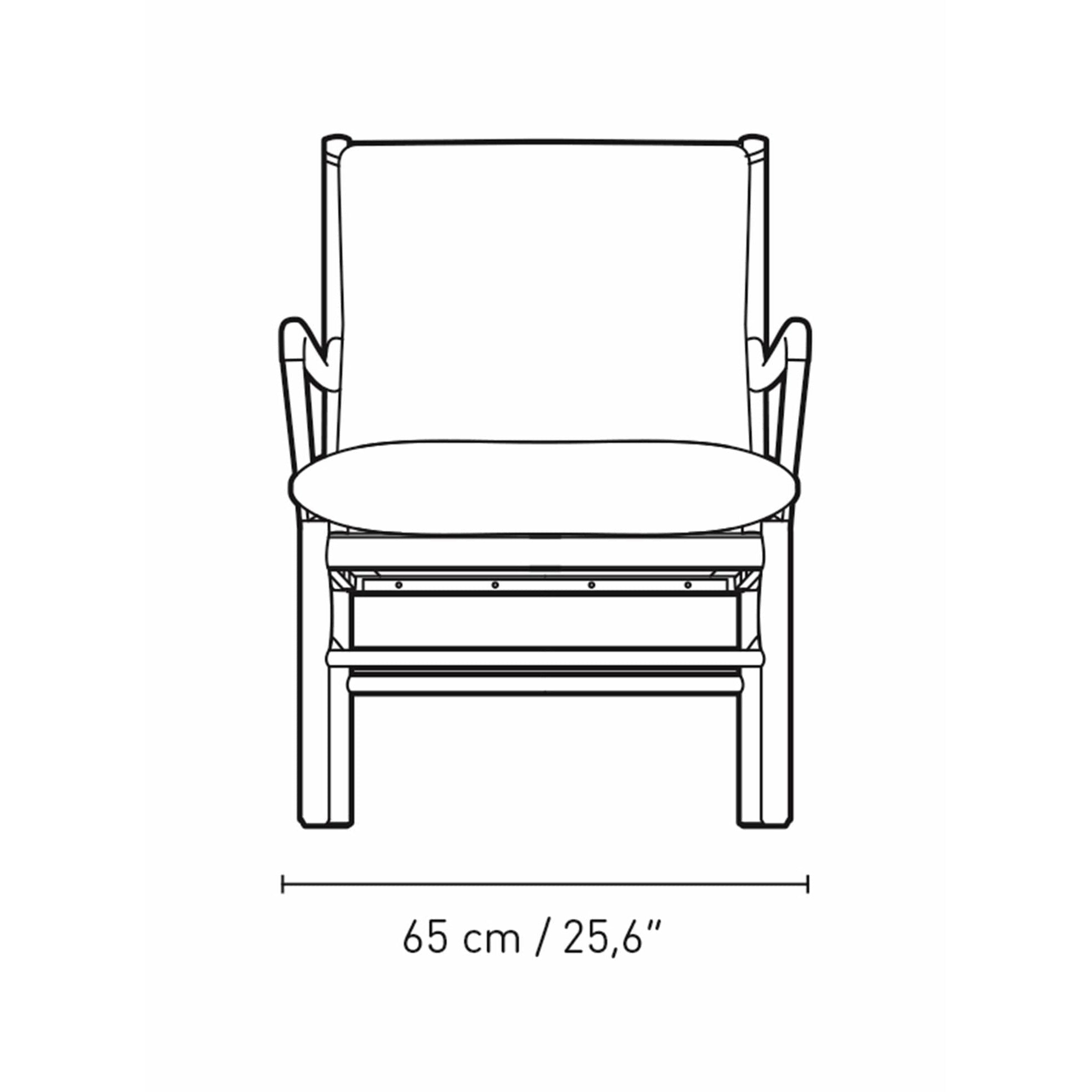 Carl Hansen OW149 Lounge Chair Oak rökt olja, omull 0218