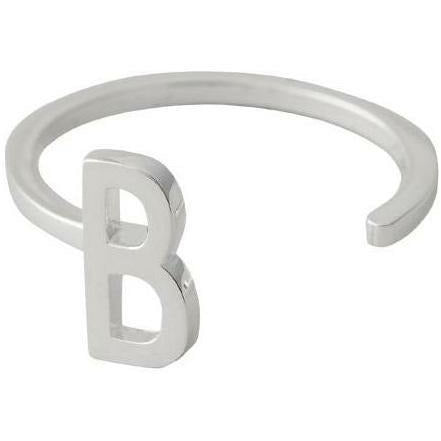 Design Letters LITERATION A-Z, 925 Sterling Silver, B