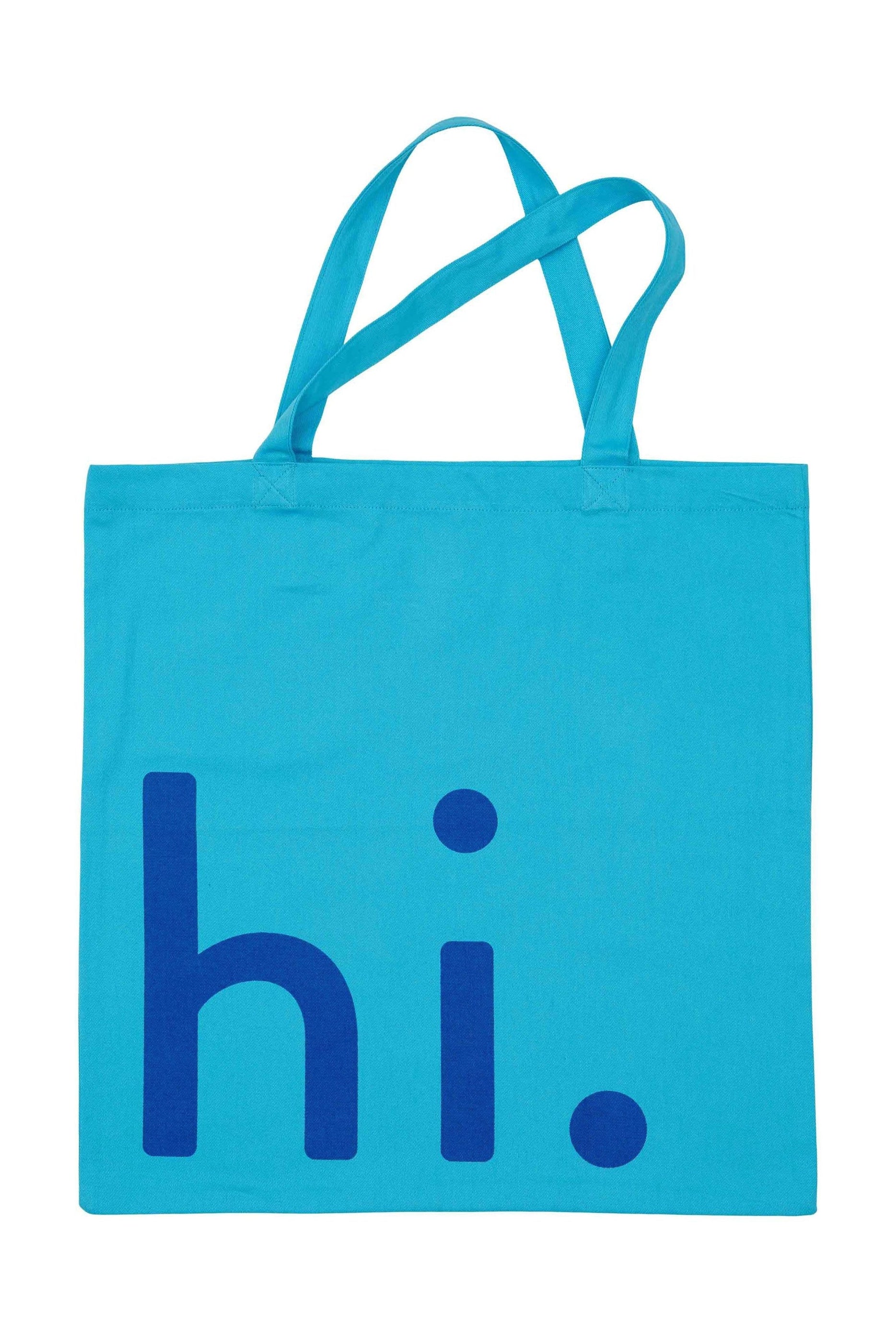 Design Letters DL Tote Bag Hi, Cap Blå