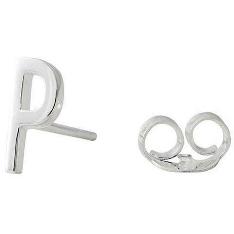 Design Letters Earlies with Letter, Silver, P