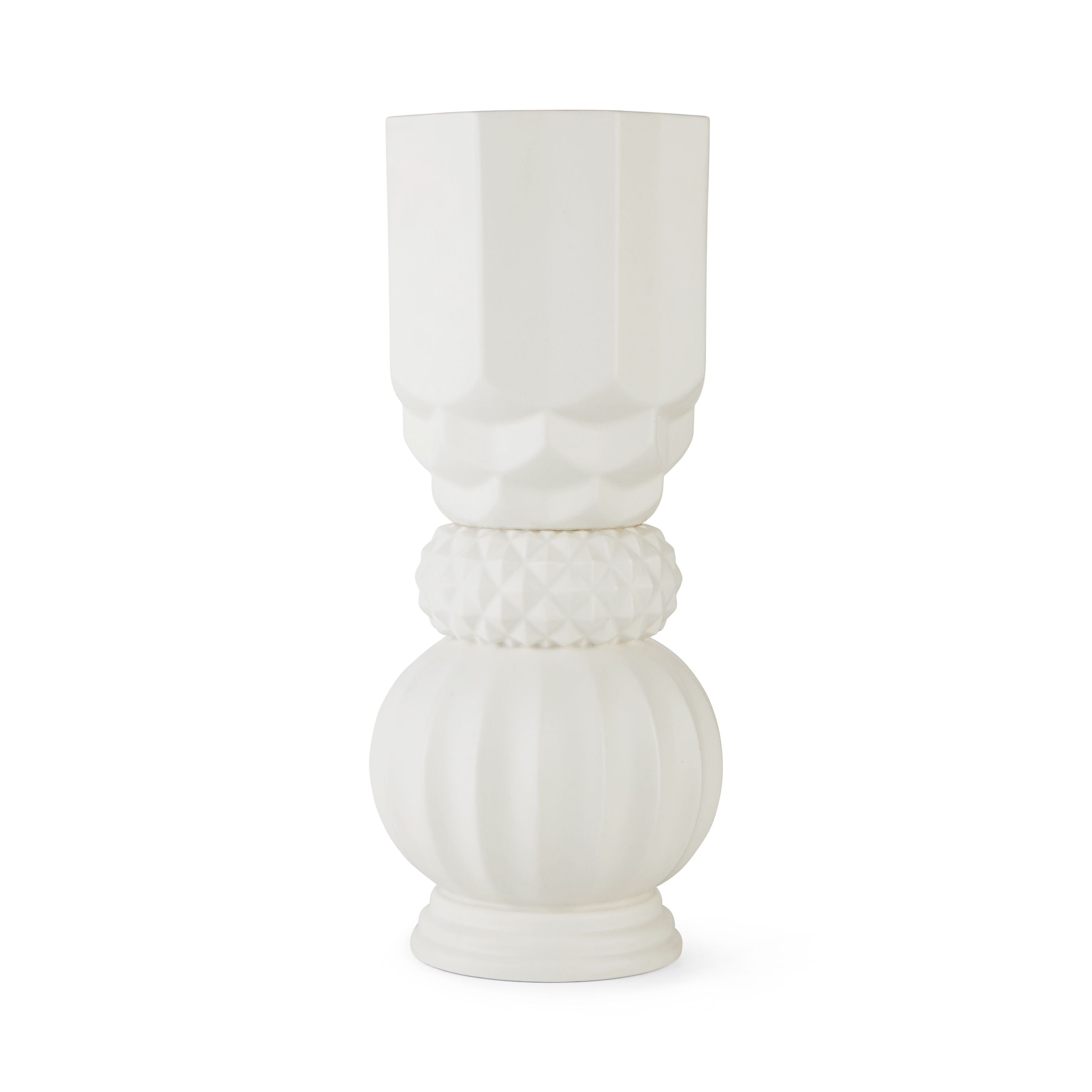 Dottir Samsurium Towerbell Vase, White