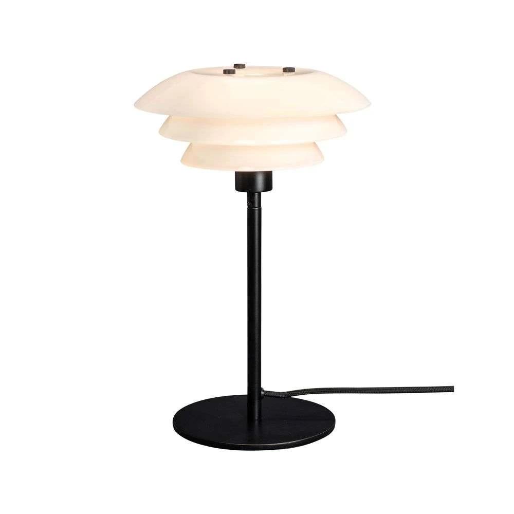 Dyberg Larsen DL20 bordslampa, opal/svart matta