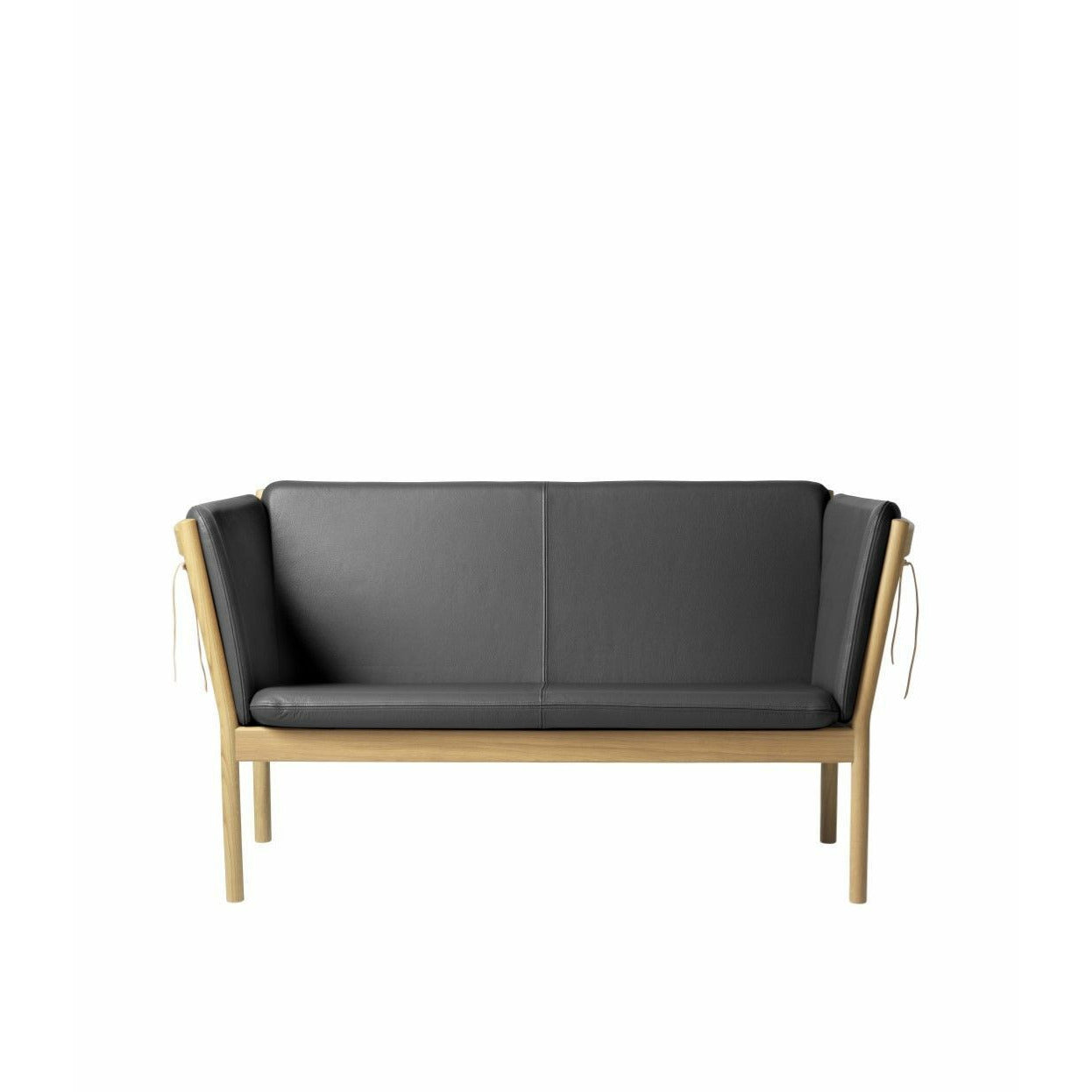 FDB Møbler J148 2-person soffa, natur/svart