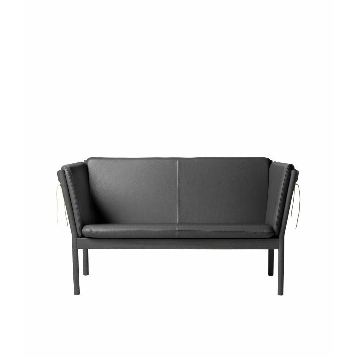 FDB Møbler J148 2-person soffa, svart/svart