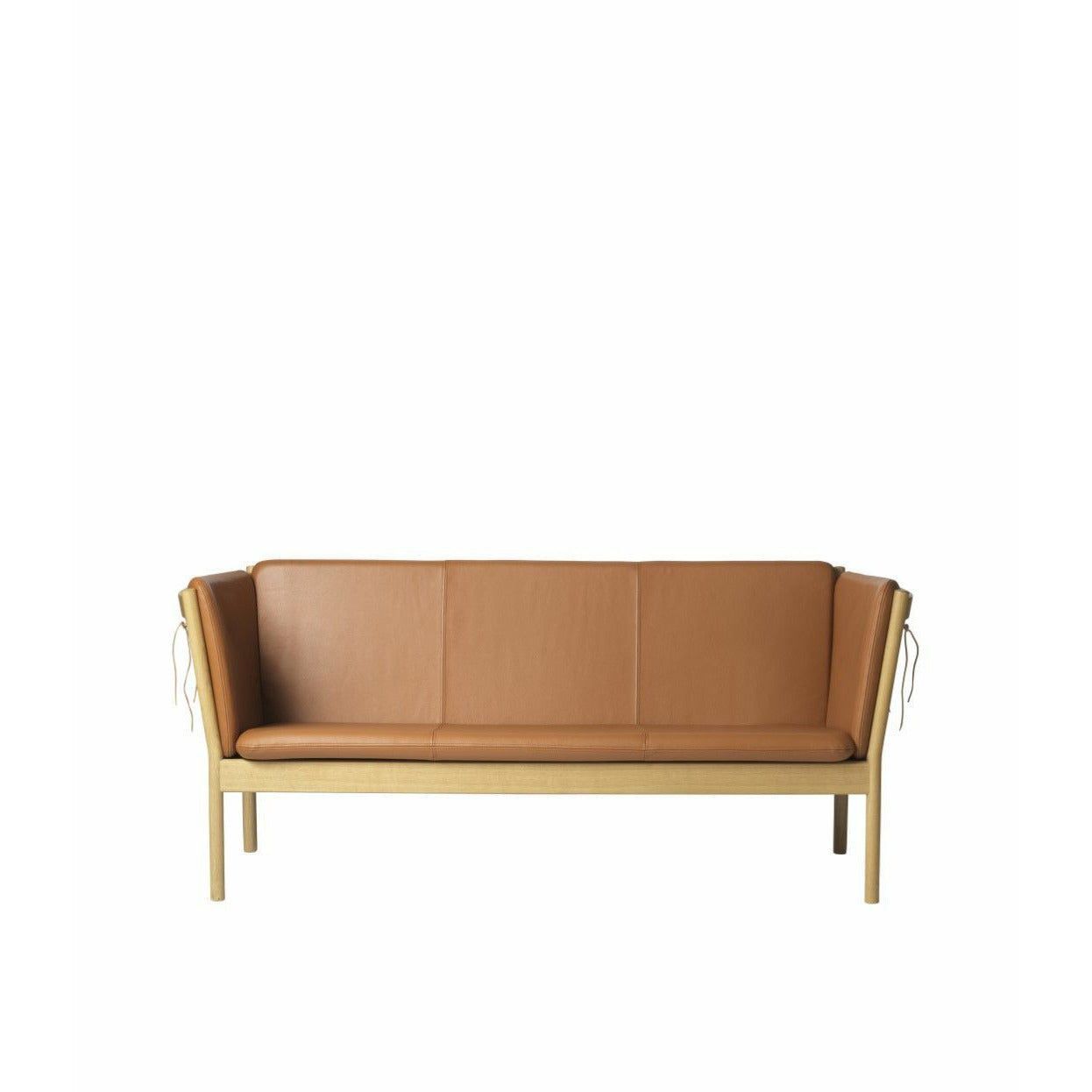 FDB Møbler J149 3-person soffa, natur/cognac