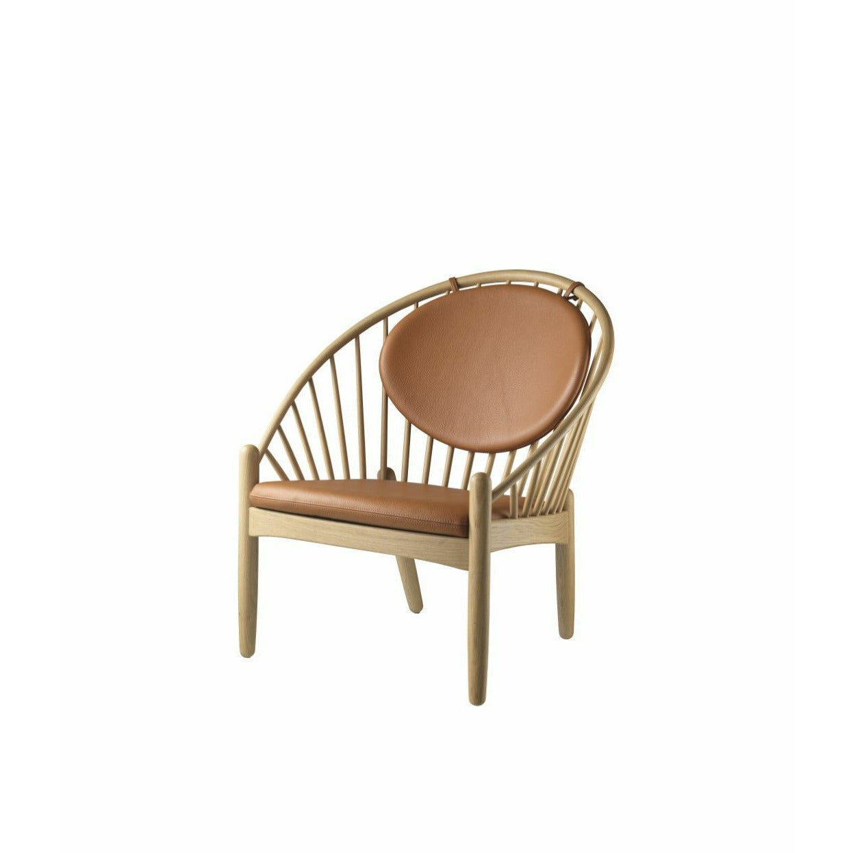 FDB Møbler J166 Jørna -stol, natur/cognac