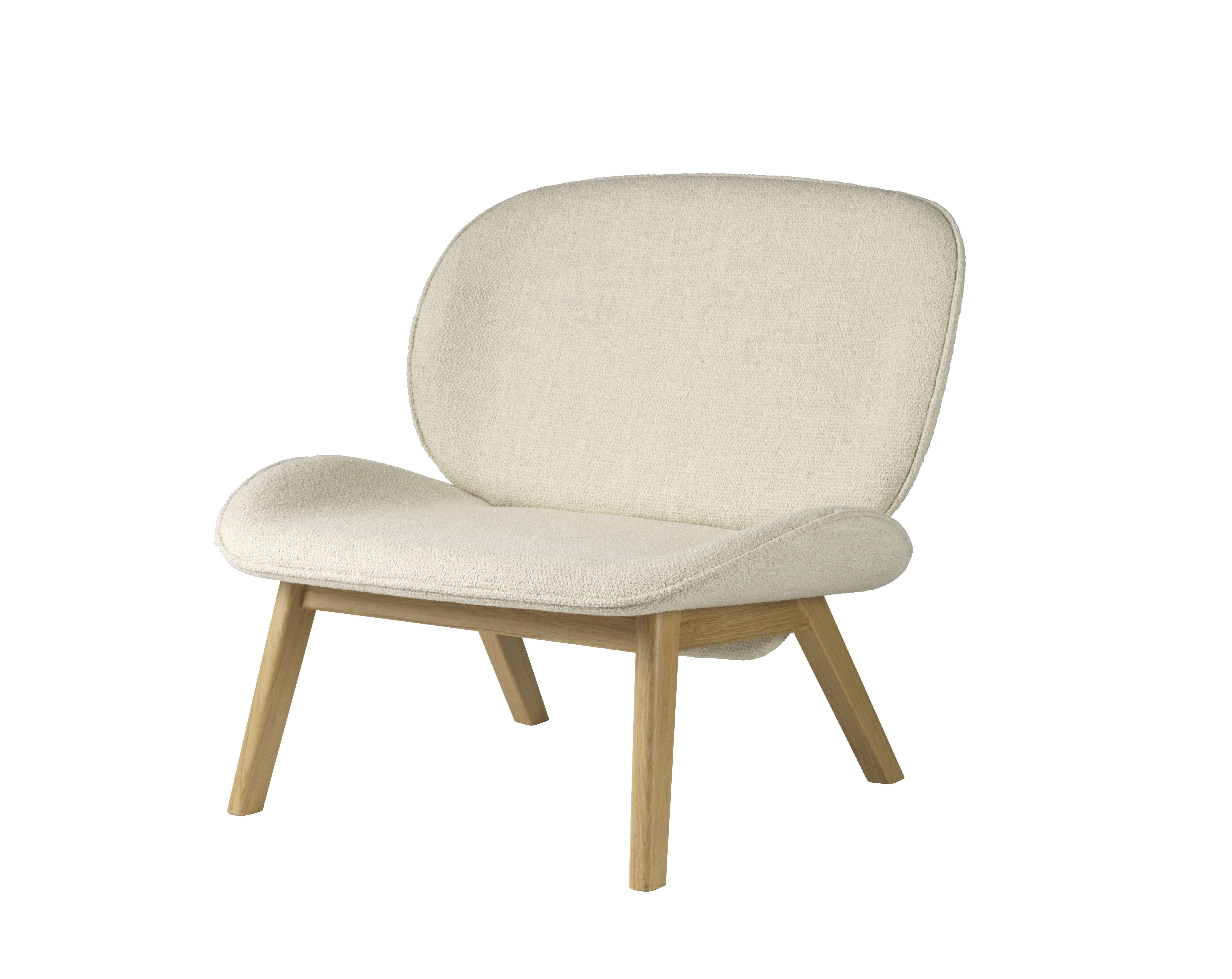 FDB Møbler L32 Suru Lounge Chair, Oak/Light Beige