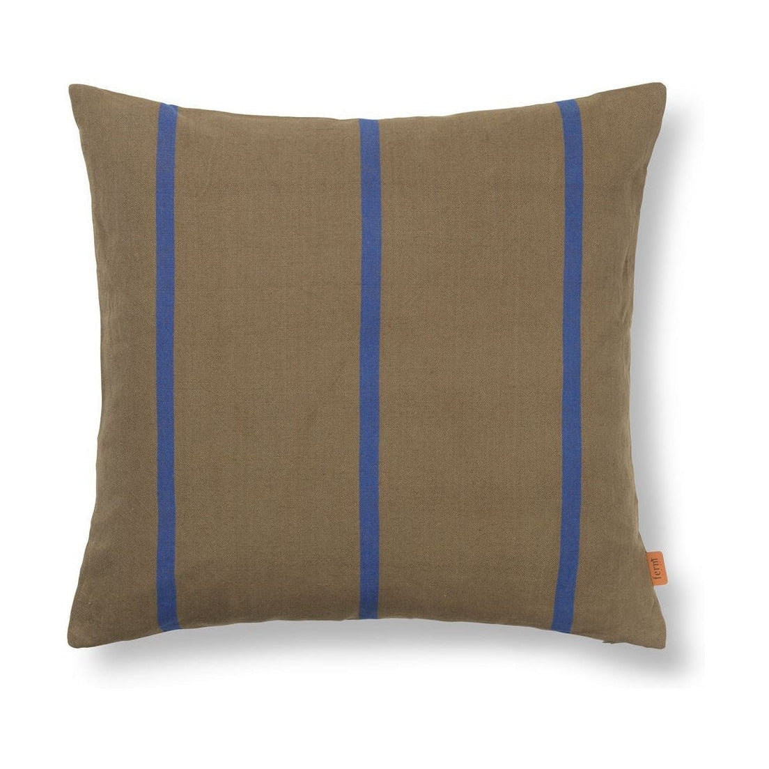 Ferm Living Grand Pillow, Olives/Blue Blue
