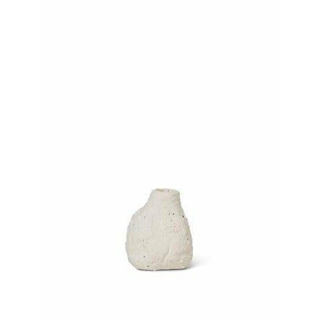 Ferm Living Vulca Mini Vase, Offwhite Stone