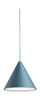 Flos String Light Cone Pendant med spjäll 22 m, blå