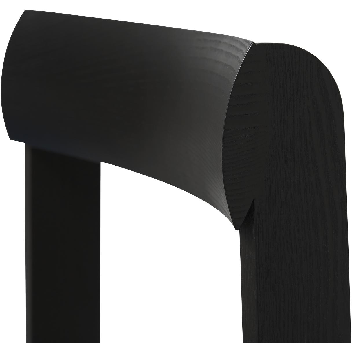 Form&Refine Ritstol, svartfärgad ek