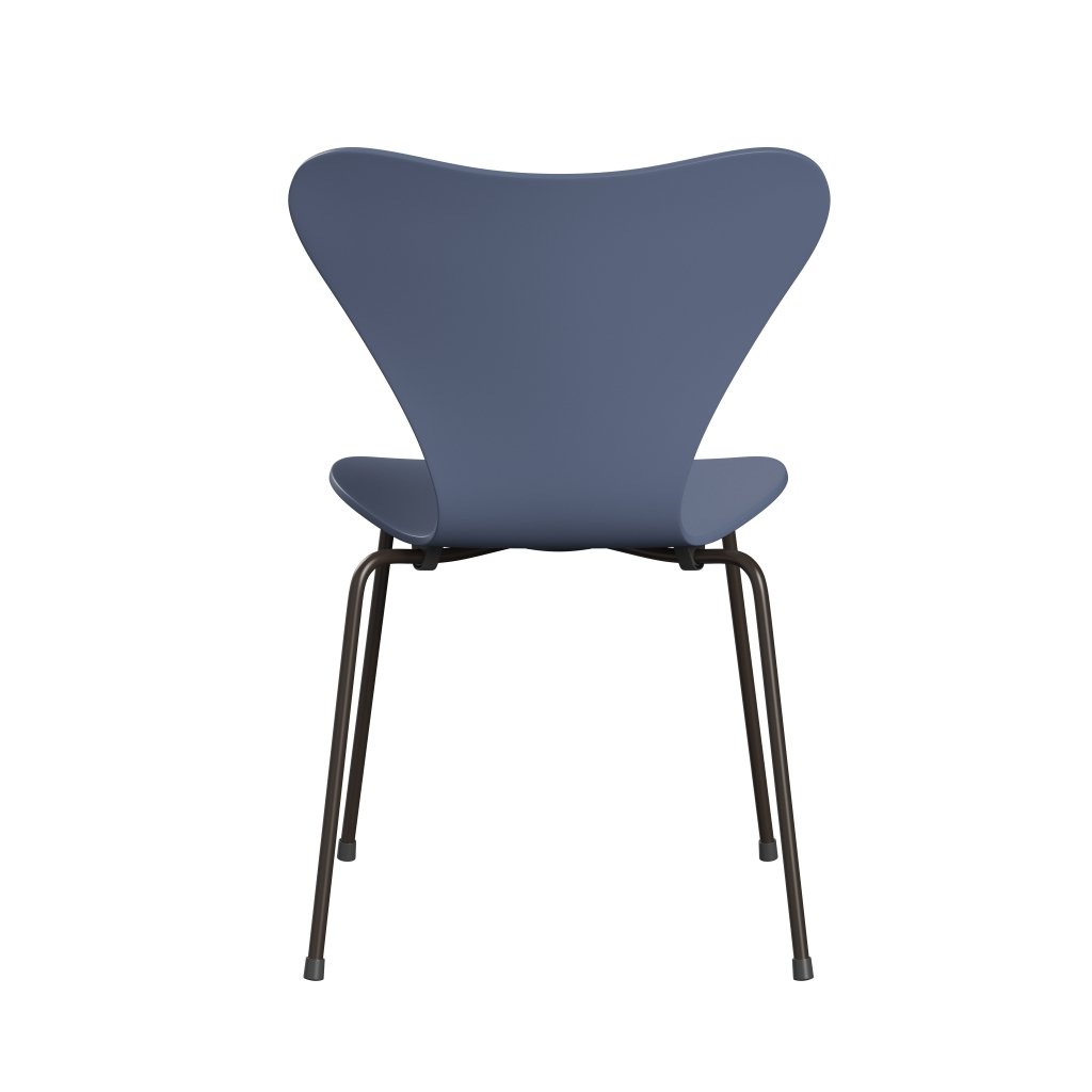 Fritz Hansen 3107 Skalstol, Brown Bronze/Lakeret Dusk Blue