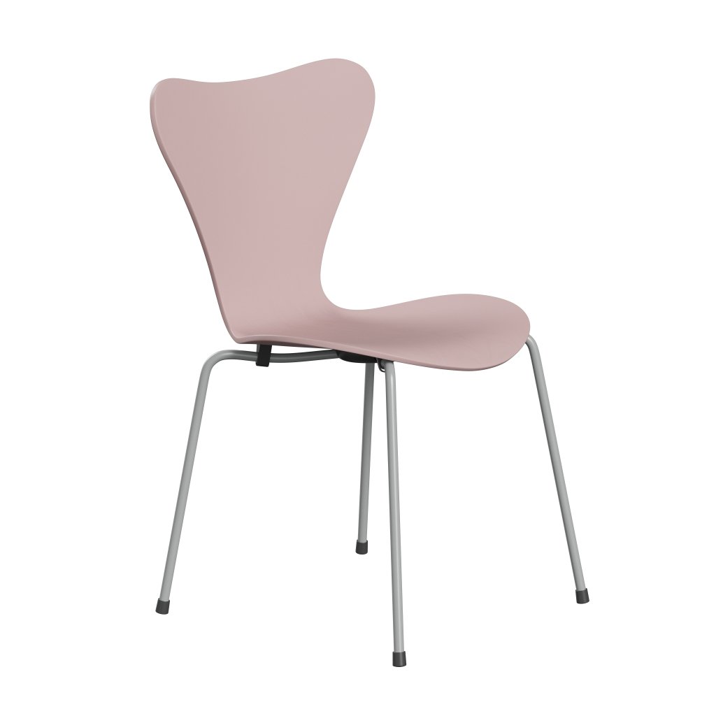 Fritz Hansen 3107 Shell Chair, Nine Grey/Colored Ask Pale Rose