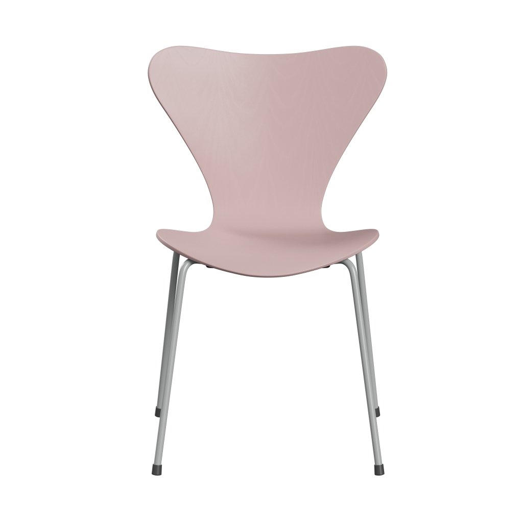Fritz Hansen 3107 Shell Chair, Nine Grey/Colored Ask Pale Rose