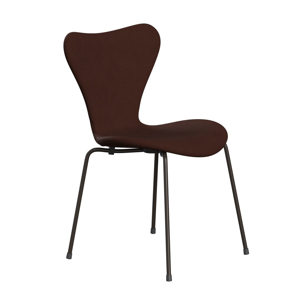 Fritz Hansen 3107 Stol Fuldpolstret, Brown Bronze/Fame Brun (F61047)