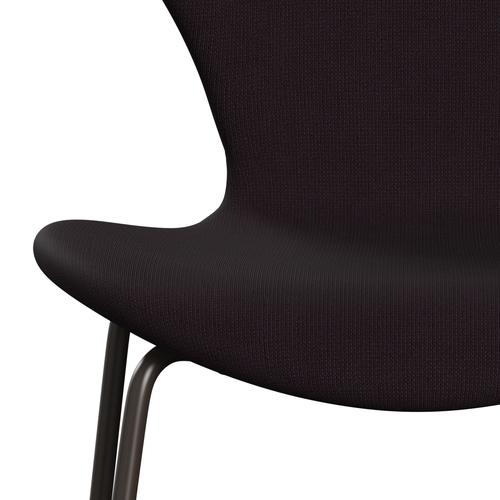 Fritz Hansen 3107 Stol Fuldpolstret, Brown Bronze/Fame Brun (F61108)