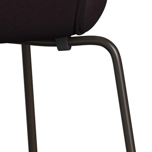 Fritz Hansen 3107 Stol Fuldpolstret, Brown Bronze/Fame Brun (F61108)