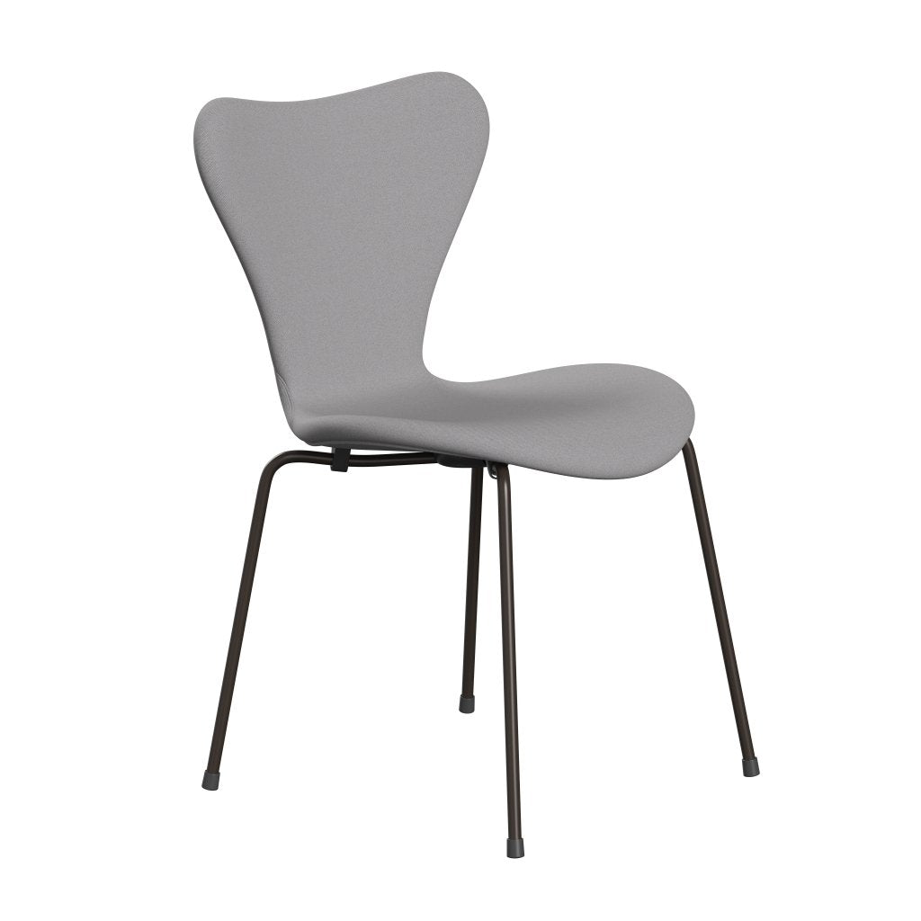 Fritz Hansen 3107 Stol Fuldpolstret, Brown Bronze/Remix Grey/Green