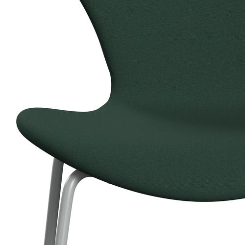 Fritz Hansen 3107 Stol Fuldpolstret, Nine Grey/Christianshavn Mørk Grøn Uni