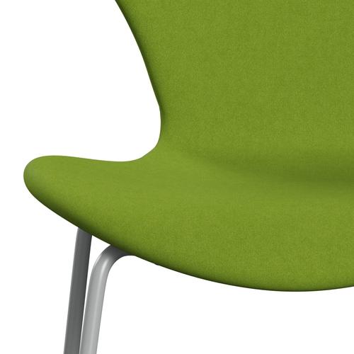 Fritz Hansen 3107 stol helt vadderad, nio grå/komfortgrön (C68011)