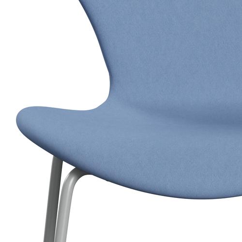 Fritz Hansen 3107 stol helt vadderad, nio grå/komfort vit/blå