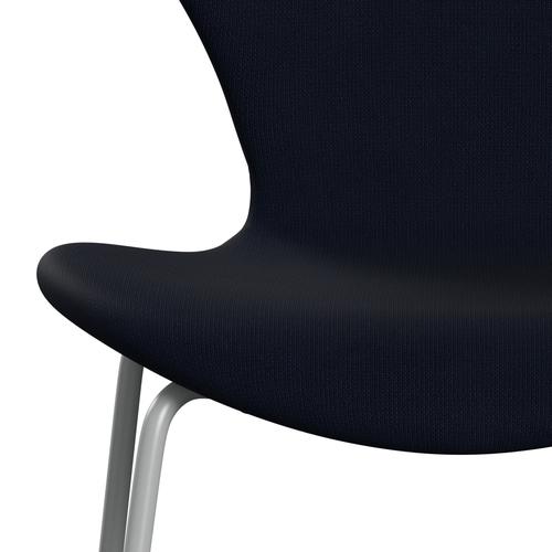 Fritz Hansen 3107 stol helt vadderad, nio grå/berömmelse marinblå (F66061)