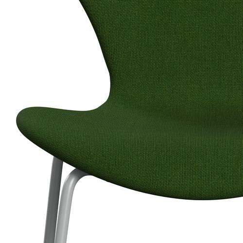 Fritz Hansen 3107 stol helt vadderad, nio grå/hallingdal gräsgrön
