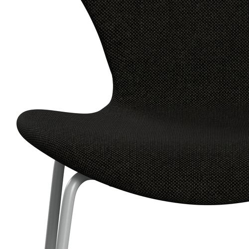 Fritz Hansen 3107 stol helt vadderad, nio grå/hallingdal svart/grå (HAL173)