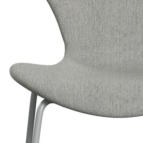 Fritz Hansen 3107 stol helt vadderad, nio grå/hallingdal vit/grå