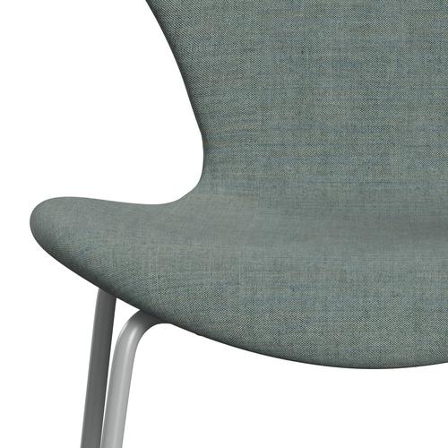 Fritz Hansen 3107 stol helt vadderad, nio grå/remix grön/grå