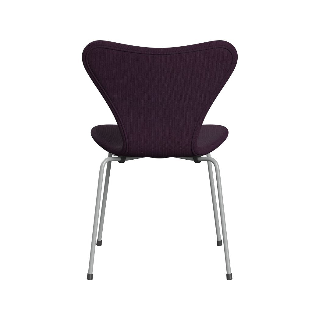 Fritz Hansen 3107 stol helt vadderad, nio grå/stålcut medium lila