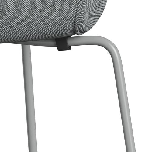 Fritz Hansen 3107 stol helt vadderad, nio grå/stålcuttrio grå