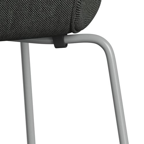 Fritz Hansen 3107 stol helt vadderad, nio grå/sunniva 2 ljusgrå/mörkgrå