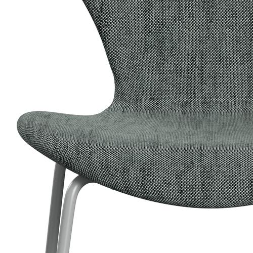 Fritz Hansen 3107 stol helt vadderad, nio grå/sunniva 2 svartvitt
