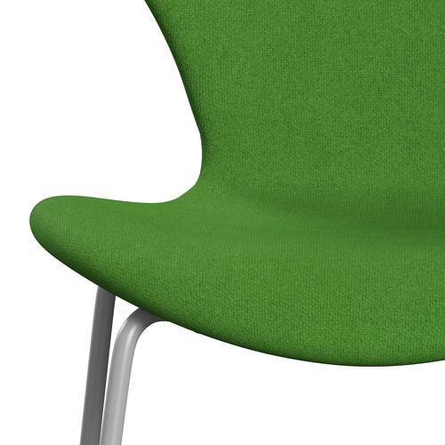 Fritz Hansen 3107 stol helt vadderad, nio grå/tonus klar grön