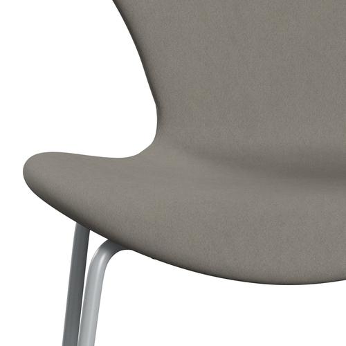 Fritz Hansen 3107 stol helt vadderad, silvergrå/komfort grå (C60003)