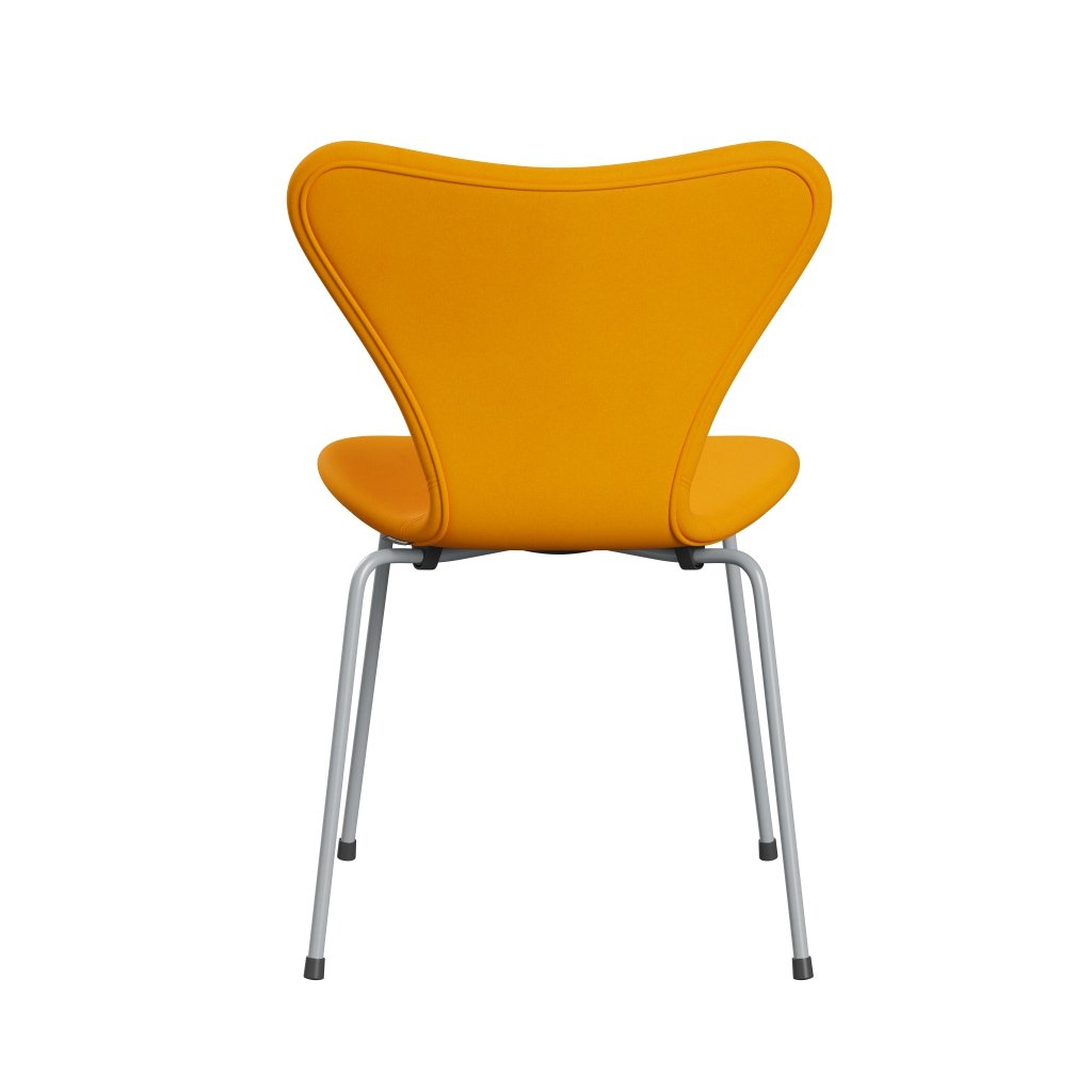 Fritz Hansen 3107 stol helt vadderad, silvergrå/divina orange (div426)