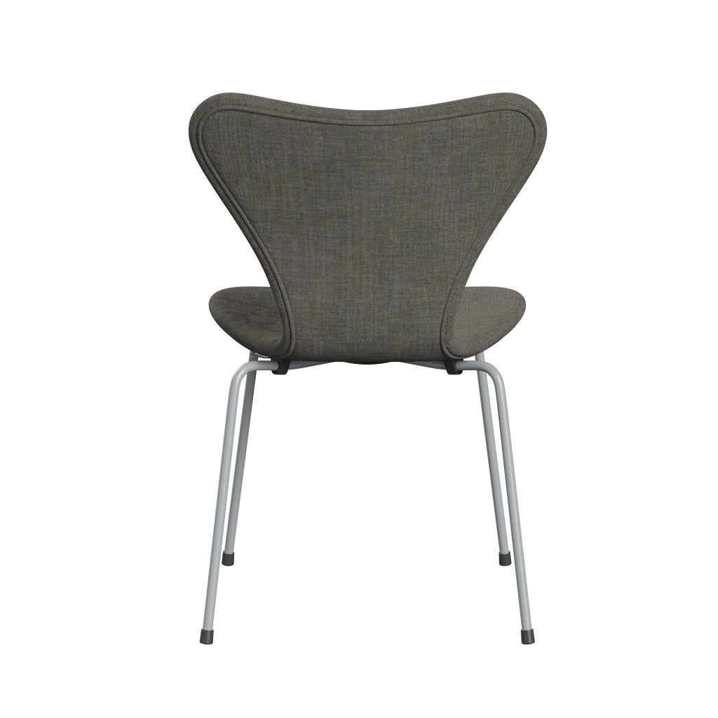 Fritz Hansen 3107 stol helt vadderad, silvergrå/remix betong